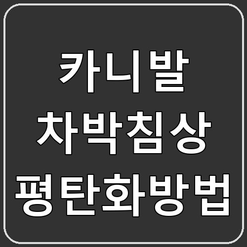 카니발 차박침상 평탄화방법 섬네일