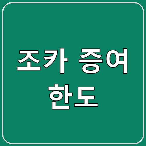 조카 증여 한도 섬네일